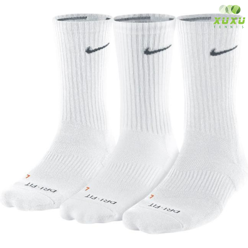 Vớ Nike Dri-Fit Cushion Crew Socks 3PK Chính Hãng