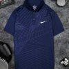 Áo Tennis Nike Có Cổ Màu Xanh Đen #ANCC05XD