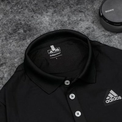 Áo Tennis Adidas Có Cổ Màu Đen #DASCC02D