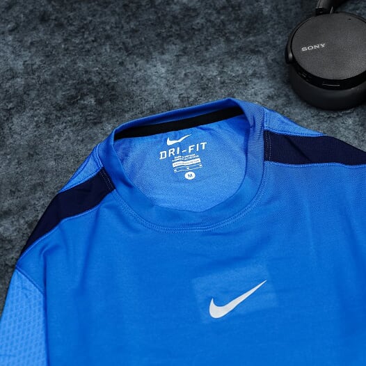 Áo Tennis Nike Cổ Tròn Màu Xanh Biển #ANCT04XB