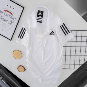 Áo Tennis Adidas Có Cổ Màu Trắng #DASCC001T