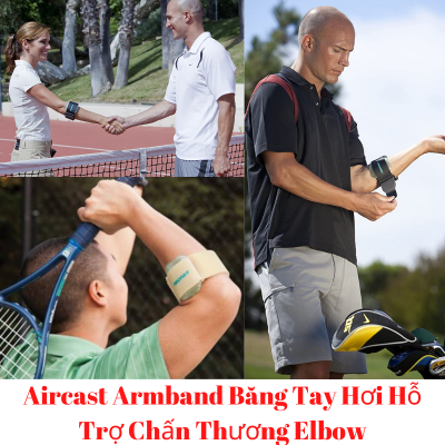 Aircast Armband Băng Tay Hơi Hỗ Trợ Chấn Thương Elbow