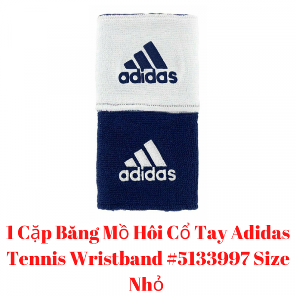Băng Mồ Hôi Cổ Tay Adidas Tennis Wristband #5133997 Size Nhỏ - Xuxusports #5133997