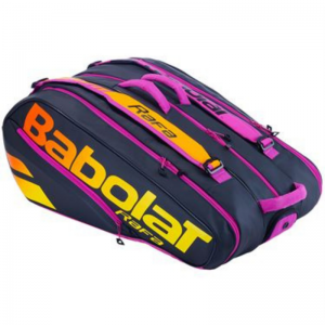Túi Tennis Babolat Pure Aero Rafa 12 Pack 363 Black/Orange/Purple #751215