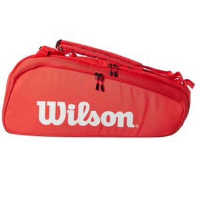 Túi Tennis Wilson Super Tour 6 Pack Red #WR8010701001