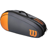 Túi Tennis Wilson Team 6 Pack Black/Orange #WR8009801001