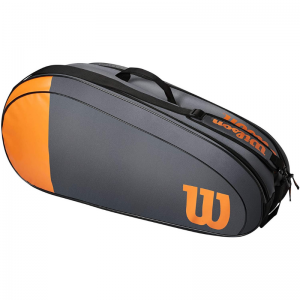 Túi Tennis Wilson Team 6 Pack Black/Orange #WR8009801001