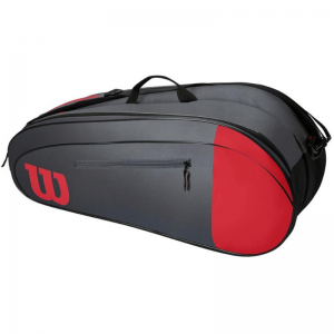Túi Tennis Wilson Team 6 Pack Red/Gray #WR8009803001