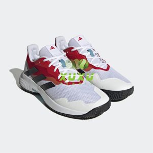 Giày Tennis Adidas Courtjam Control Cloud White / Better Scarlet- Hq8469